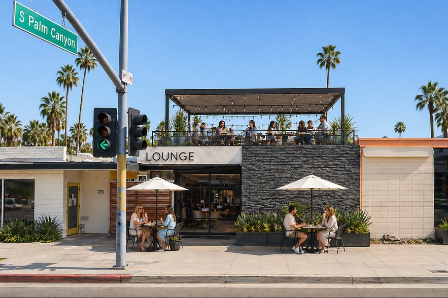 More Photos Of 180 E Palm Canyon Dr, Palm Springs Restaurant For Lease