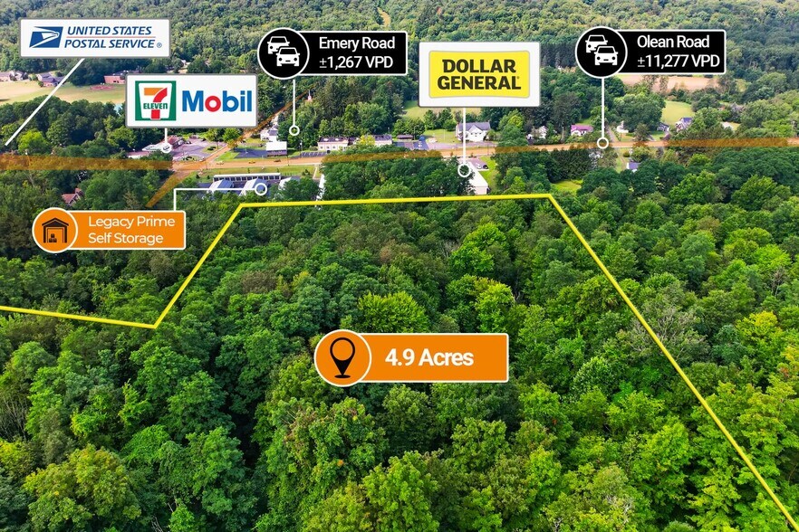 Primary Photo Of Across from 6401 Olean rd, South Wales Land For Sale