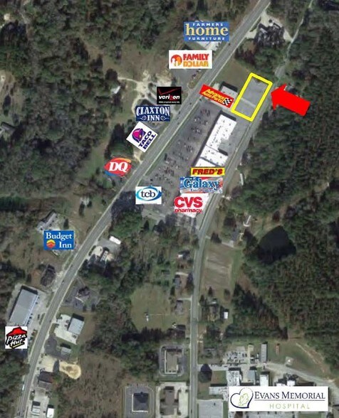 Primary Photo Of 403 N Duval St, Claxton Land For Sale