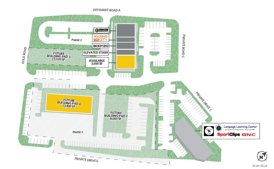 More Photos Of NWQ of SH-6 and William D. Fitch Parkway, College Station Storefront For Lease
