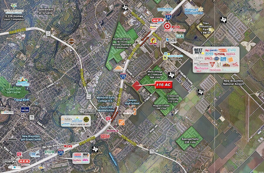 More Photos Of I-35 and S Kowald Ln, New Braunfels Land For Sale