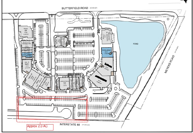 More Photos Of 3001-3051 Butterfield Rd, Oak Brook Land For Sale