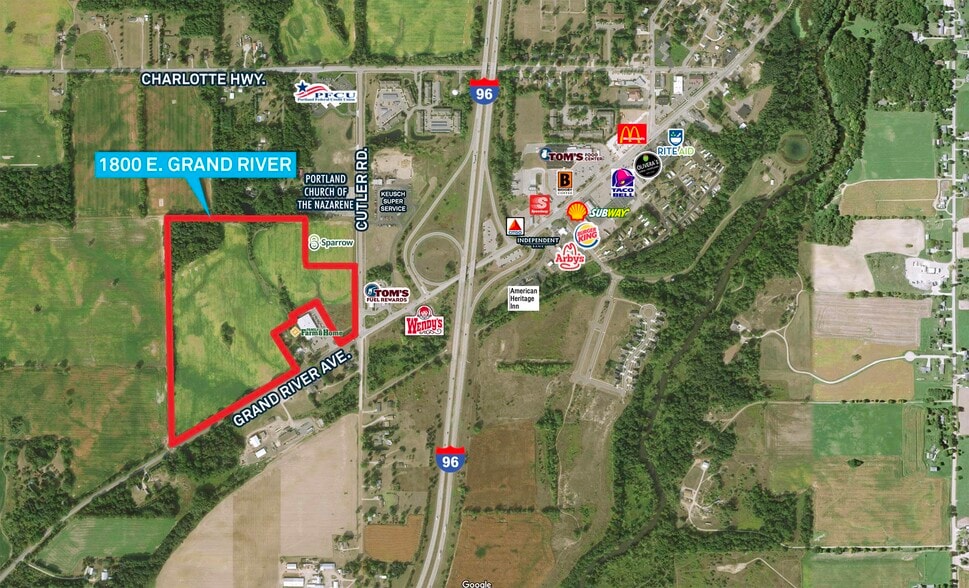 More Photos Of 1800 E Grand River Ave, Portland Land For Sale