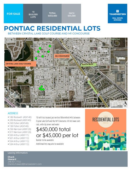 More Photos Of 554 Luther, Pontiac Land For Sale