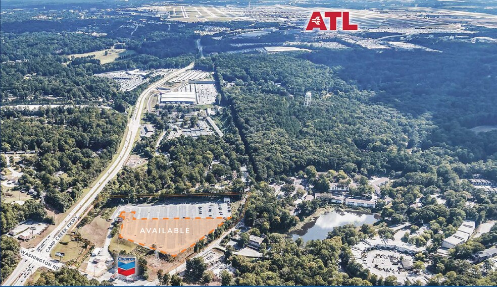 Primary Photo Of 3802 Washington Rd, Atlanta Land For Lease