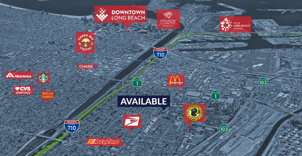 More Photos Of 2048-2060 Santa Fe Ave, Long Beach Storefront For Lease