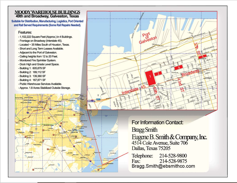 Primary Photo Of 4200 Ball St, Galveston Distribution For Lease