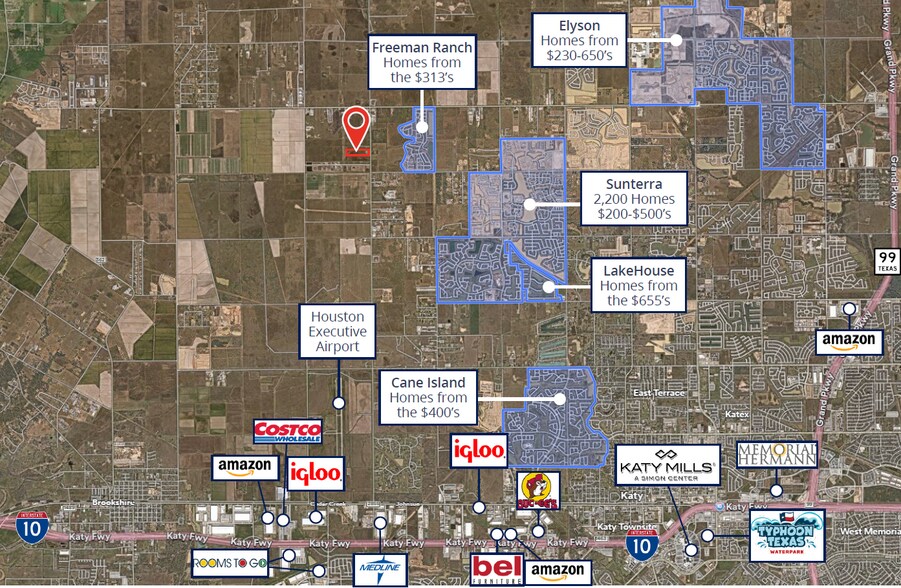 More Photos Of FM 2855 & FM 529, Brookshire Land For Sale