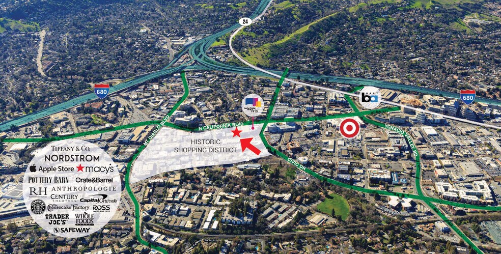 More Photos Of 1525-1531 Locust St, Walnut Creek Storefront For Lease