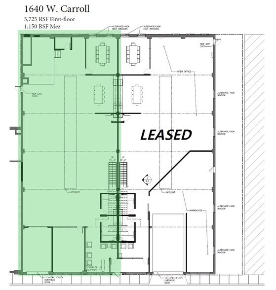More Photos Of 1640 W Carroll Ave, Chicago Showroom For Lease