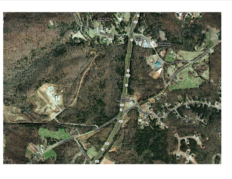 Primary Photo Of GA 400 @ Harmony Church Rd, Dawsonville Land For Sale