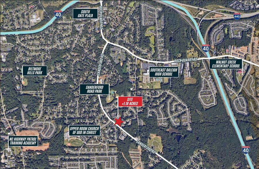 Primary Photo Of 3009 Sanderford Rd, Raleigh Land For Sale