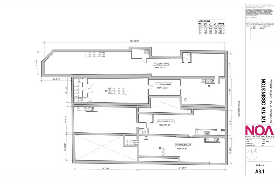 More Photos Of 170-176 Ossington Ave, Toronto Storefront Retail Residential For Lease