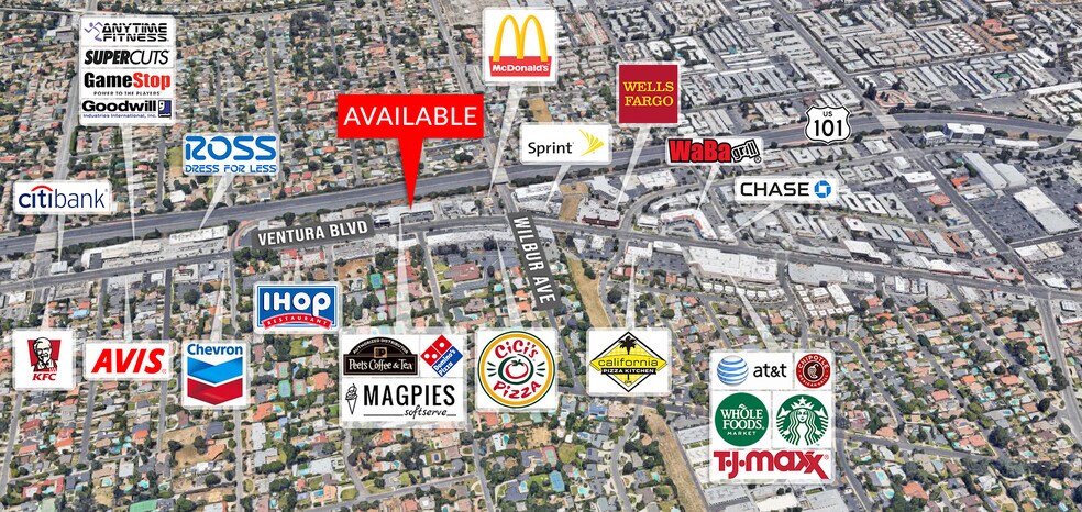 More Photos Of 18955-18971 Ventura Blvd, Tarzana Storefront For Lease