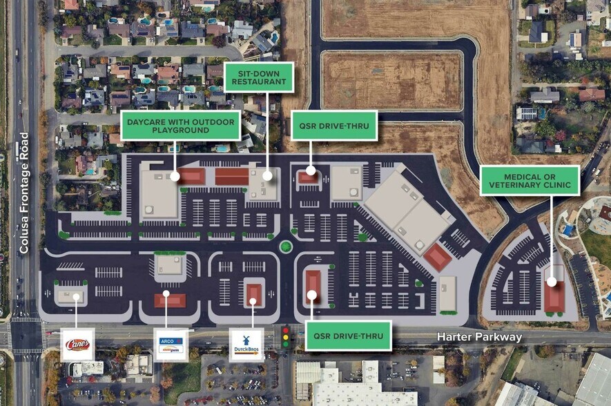 More Photos Of NWQ of Harter Pky, Yuba City Land For Lease