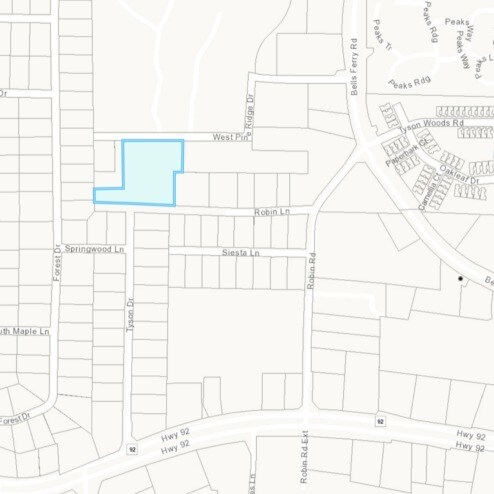 More Photos Of 1250 Robin Ln, Acworth Land For Sale