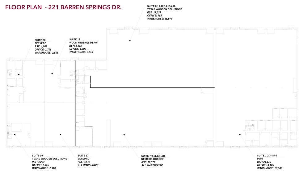 More Photos Of 221 Barren Springs Dr, Houston Unknown For Lease