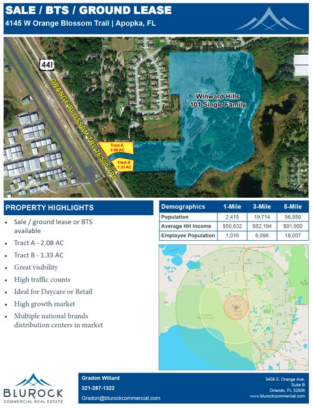 More Photos Of 4145 W Orange Blossom Trl, Apopka Land For Lease