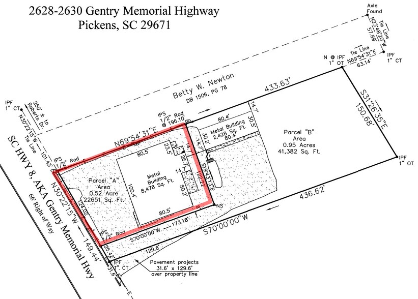 More Photos Of 2630 Gentry Memorial Hwy, Pickens Freestanding For Lease