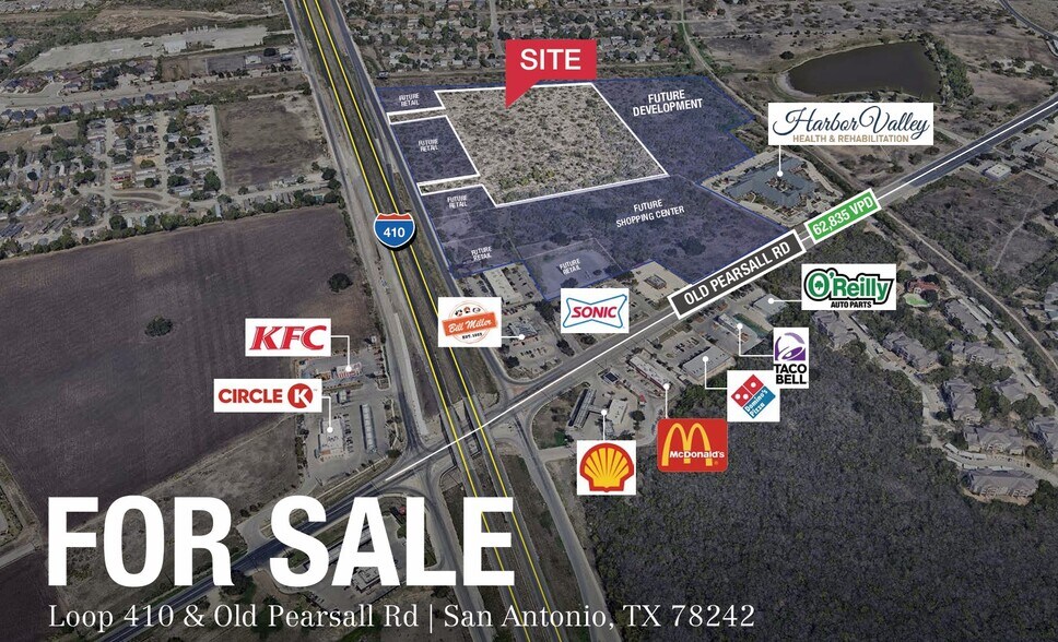 Primary Photo Of Loop 410 & Old Pearsall Rd, San Antonio Land For Sale