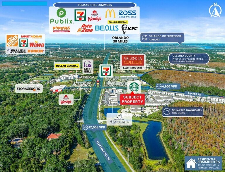 More Photos Of Pleasant Hill Rd & Reaves Rd, Kissimmee Office For Sale