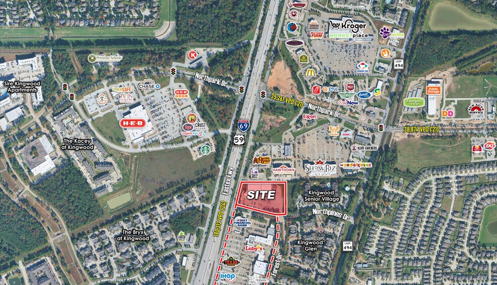 Primary Photo Of 111 Northpines Dr, Kingwood Storefront For Lease