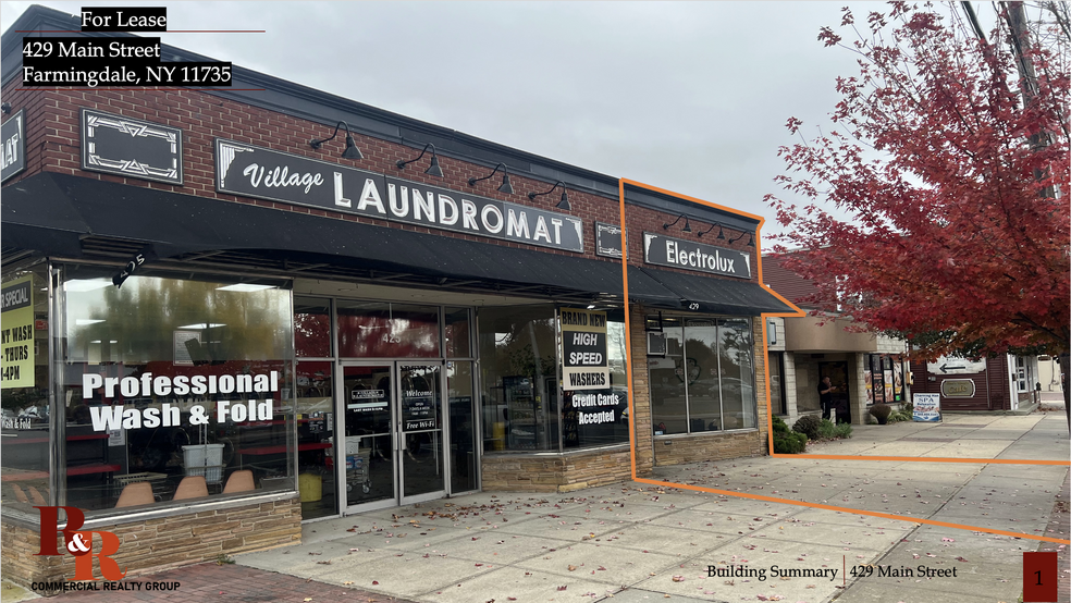 Primary Photo Of 425-429 Main St, Farmingdale Freestanding For Lease