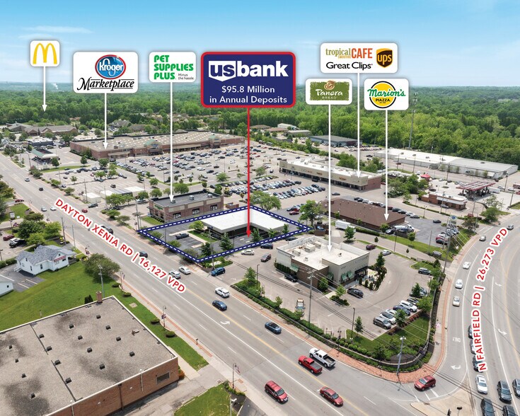 Primary Photo Of 3245 Dayton Xenia Rd, Dayton Bank For Sale