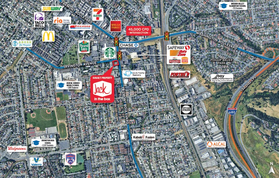 More Photos Of 41115 Fremont Blvd, Fremont Fast Food For Lease