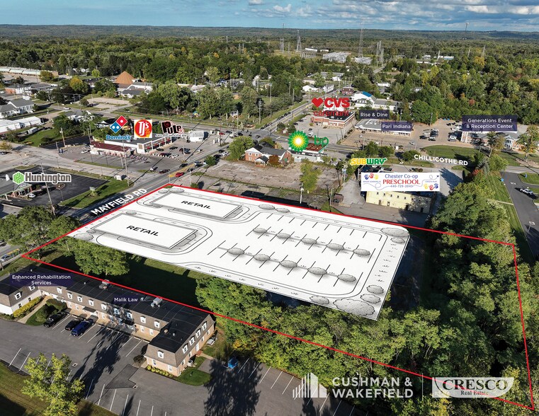 Primary Photo Of 8459 Mayfield Rd, Chesterland Fast Food For Sale