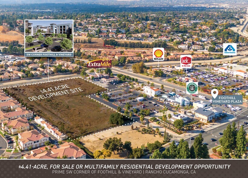Primary Photo Of SWC of Foothill Blvd & Vineyard Ave, Rancho Cucamonga Land For Sale