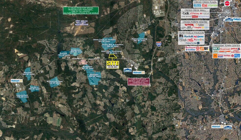 More Photos Of Raeford Rd @ Hoke Loop Rd, Fayetteville Land For Lease