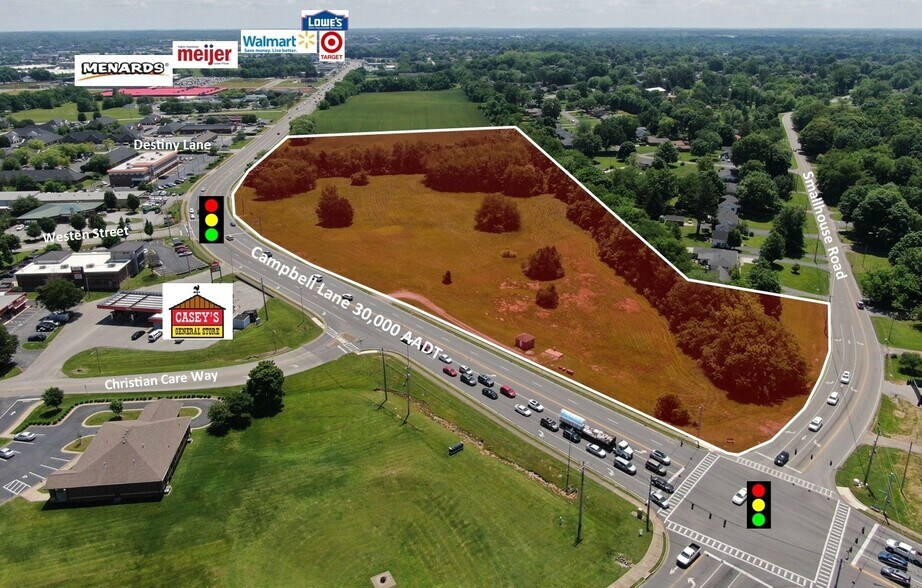 Primary Photo Of Campbell Lane and Smallhouse Road, Bowling Green Land For Sale