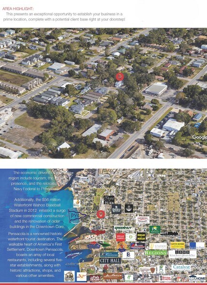 More Photos Of 412 S E St, Pensacola Storefront Retail Residential For Lease