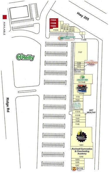 More Photos Of 1107-1208 Ridge Rd, Rockwall Unknown For Lease