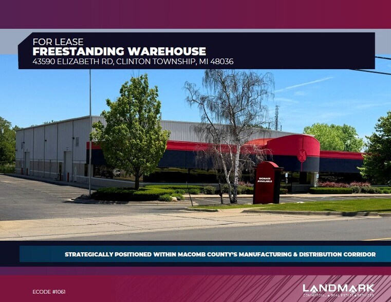 Primary Photo Of 43590 Elizabeth Rd, Clinton Township Warehouse For Lease