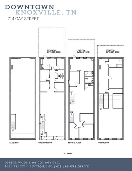 More Photos Of 714 Gay, Knoxville General Retail For Lease