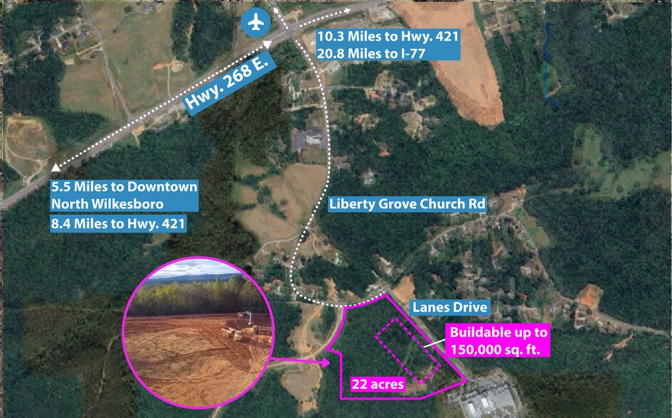 Primary Photo Of Lanes Drive, North Wilkesboro Land For Sale