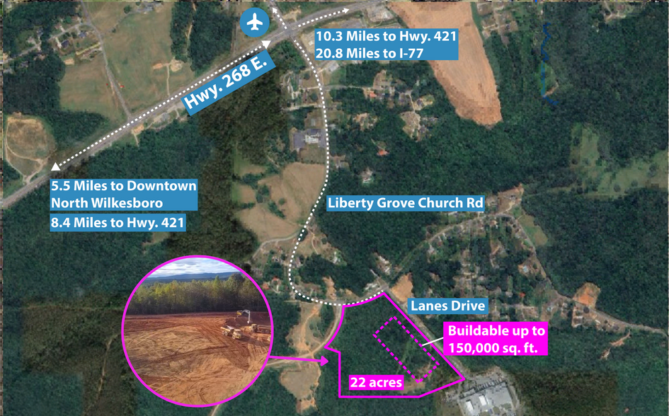 More Photos Of Lanes Drive, North Wilkesboro Land For Lease