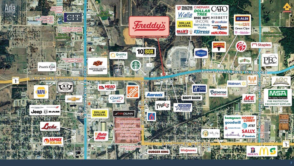 More Photos Of 1000 Lonnie Abbott Blvd, Ada Fast Food For Sale