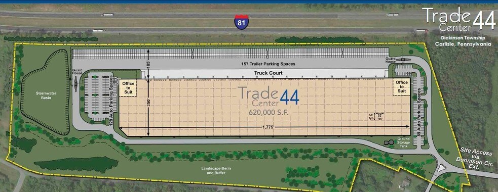 More Photos Of 1495 Dennison Cir, Carlisle Distribution For Lease