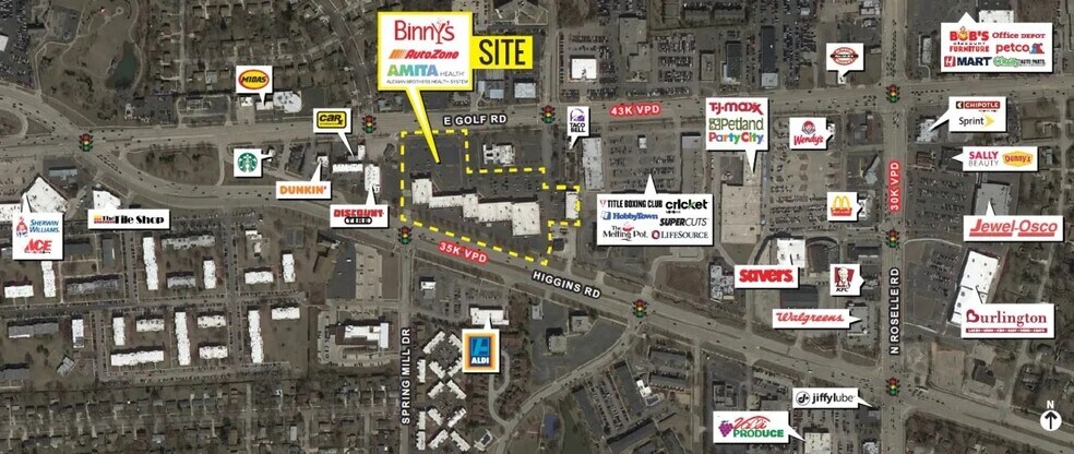 More Photos Of 301-373 W Golf Rd, Schaumburg Unknown For Lease