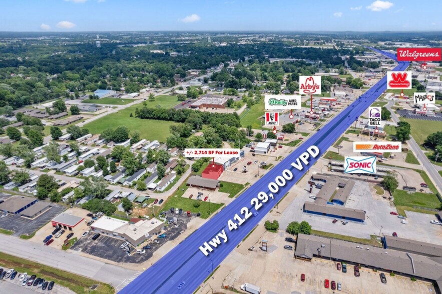 More Photos Of 1223 US-412, Siloam Springs Storefront For Lease