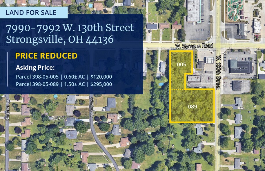 Primary Photo Of 7990-7992 W 130th St, Strongsville Land For Sale