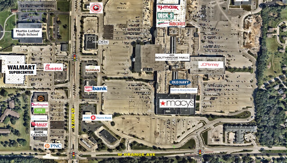 More Photos Of 5405-5497 S 76th St, Greendale Storefront For Lease