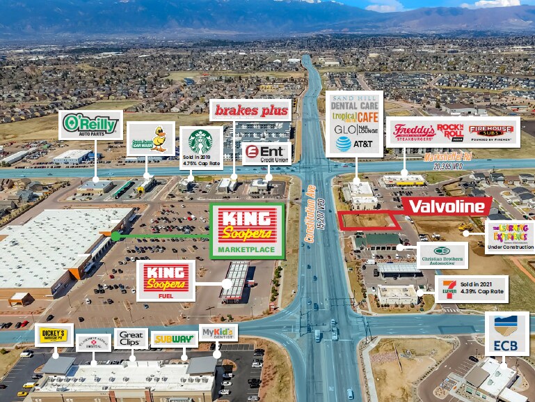 More Photos Of NEC Constitution Avenue & Marksheffel Road, Colorado Springs General Retail For Sale