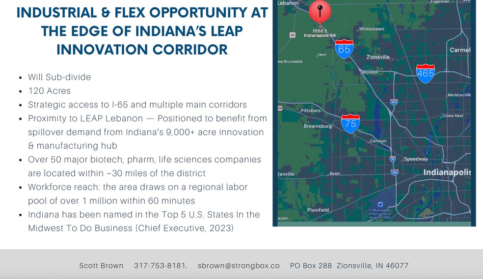 More Photos Of 2550 S Indianapolis Rd, Lebanon Land For Sale