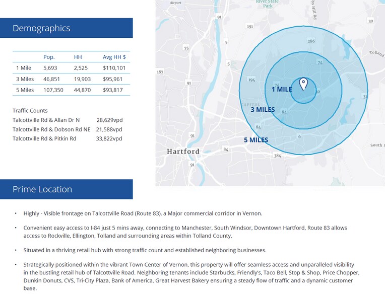 More Photos Of 212 Talcottville Rd, Vernon General Retail For Lease