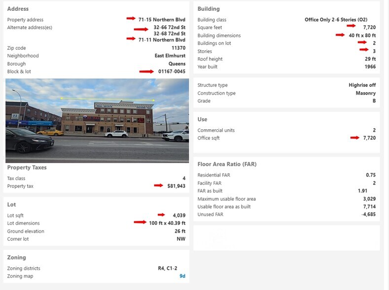 More Photos Of 7115 Northern Blvd, Jackson Heights Office For Sale