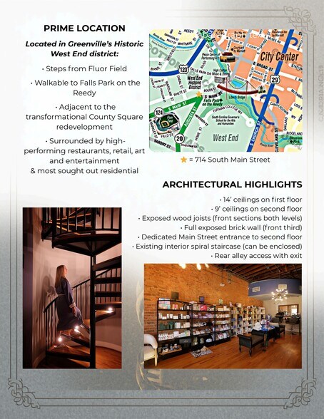 More Photos Of 714 S Main St, Greenville Storefront Retail Office For Sale